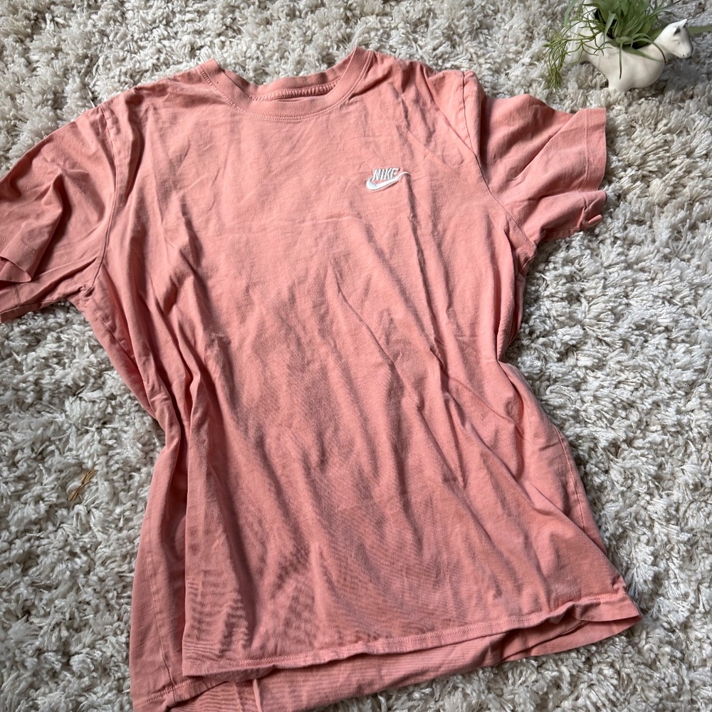 Stylish Nike Nike Women's the Nike tee that’s what casual Peach Short Sleeve Tee